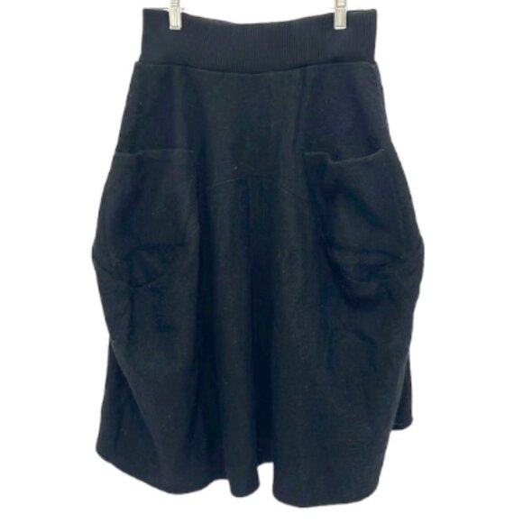 Vintage Athena Marie Wool Blend Artisan Lagenlook Knee Length Balloon Skirt - Picture 1 of 8